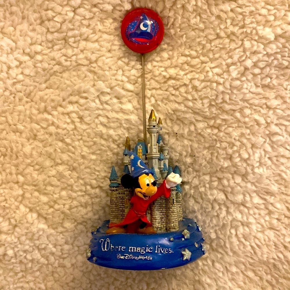 Sorcer Mickey Photo or Recipe Holder WDW Castle